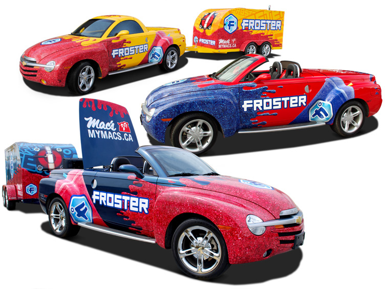 Mac's Froster Street Team Vehicle Wraps